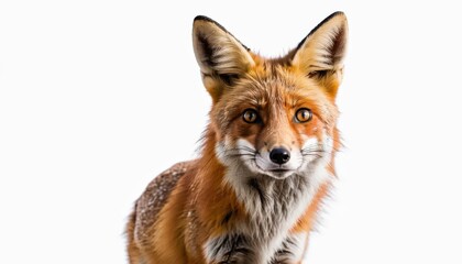 Fototapeta premium Close-up of a captivating red fox.