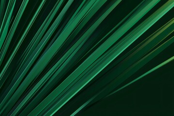 Dynamic green diagonal lines converging on a dark background, creating a textured effect, ideal for backgrounds and graphic design projects