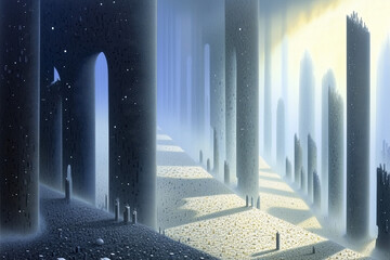 landscape with space