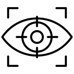 vision icon line