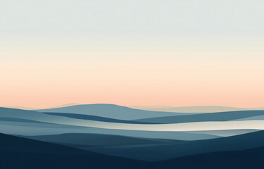 Obraz premium sunrise over mountains