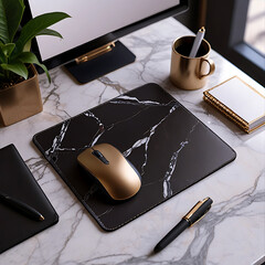 Blank mouse pad mockup