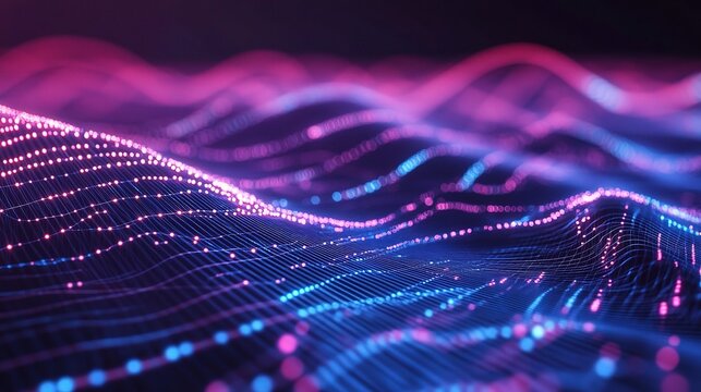 Abstract Futuristic Technology Background with Circuit Patterns