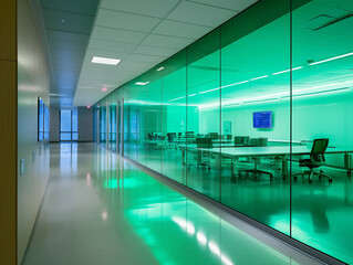 Reflective Surface Wall in a Photonics Laboratory