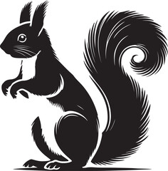 squirrel silhouette 