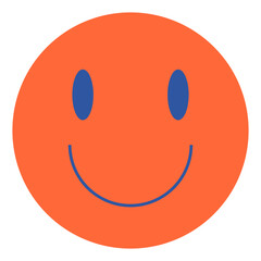 Shape simple sticker illustration summer vibes vector set	