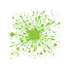 abstract colorfull ink splash vector 