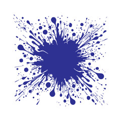 abstract colorfull ink splash vector 