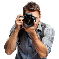 photographer with camera