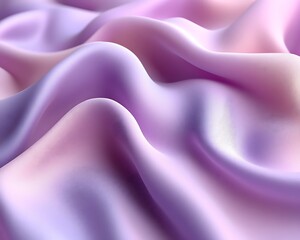 Obraz premium Abstract pink and purple silk fabric waves.