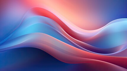 Obraz premium Luminous, organic shapes flowing and morphing in a serene, meditative space.