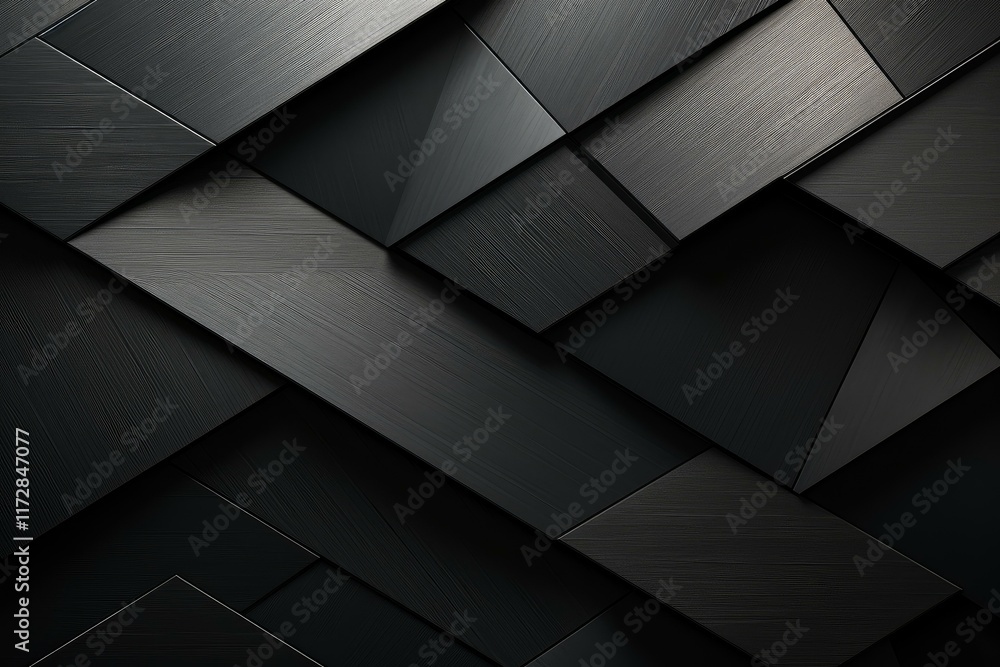 Aufkleber brushed metal effect creating an abstract background with geometric shapes