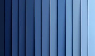 A vertical gradient strip flowing from a soft sky blue at the top to a deep, rich navy blue at the bottom