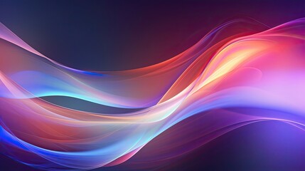 Naklejka premium Shimmering, holographic planes intersecting in a harmonious, abstract dance.