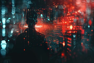 Programmer is developing innovative software for data analysis and visualization