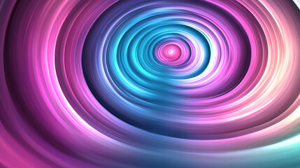 Obraz premium Colorful swirling vortex tunnel with glowing center, abstract background