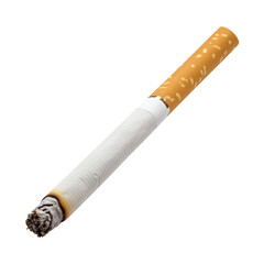 cigarette isolated on transparent white background, clipping path