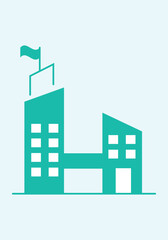 Obraz premium Detailed Urban Building Icons and Vectors for Cityscape and Architecture Projects