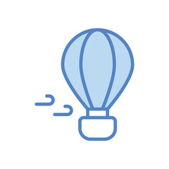 Obraz premium Hot Air Balloon icons set vector stock illustration