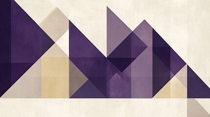 Abstract Geometric Triangles Design