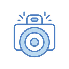Camera icons set vector stock illustration