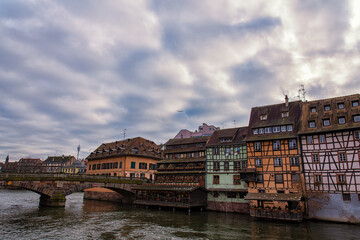 view of the river in Strasbourg