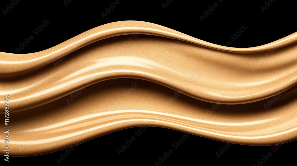 Aufkleber smooth beige liquid texture for background and design use
