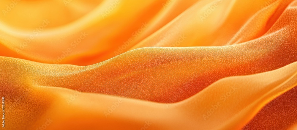 Aufkleber abstract orange gradient background with smooth fabric texture