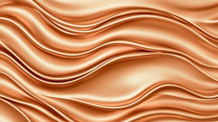 Golden Satin Waves Texture for Elegant Design Backgrounds