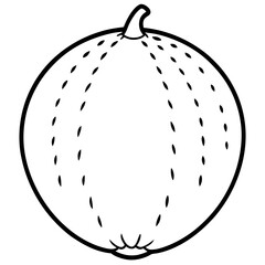 Modern Safou Fruit in Vector Style