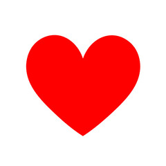 Modern Minimalist Heart for Valentine's Day - Transparent Digital Design