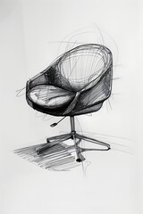swivel chair minimalist