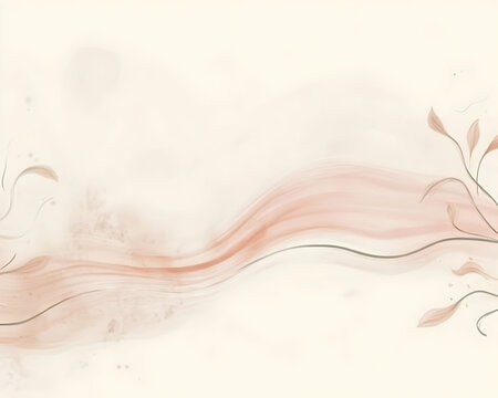 Elegant abstract watercolor background with delicate floral elements. Perfect for wedding invitations, branding, or websites.
