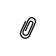 Obraz premium paper clip icon isolated on transparent background 