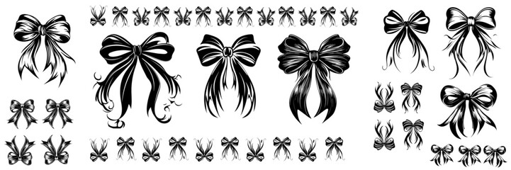 Fototapeta premium ribbon set