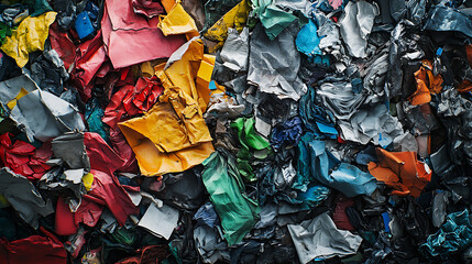 Macro View of Recycled Materials in Stunning Detail