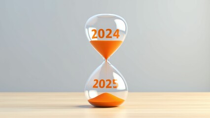 Countdown to the Future Embracing Change from 2024 to 2025 with Hope and Anticipation for New Beginnings

