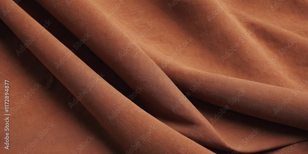 Aufkleber a brown fabric with a pattern on it
