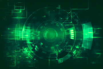 2d illustration Abstract futuristic electronic circuit technology background, Abstract background for cyber technology futuristic concept