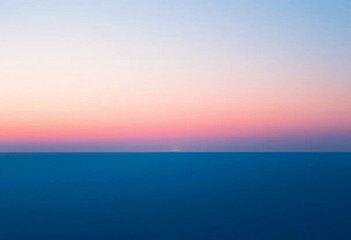 Obraz premium Serene Horizon: Ocean at Sunset