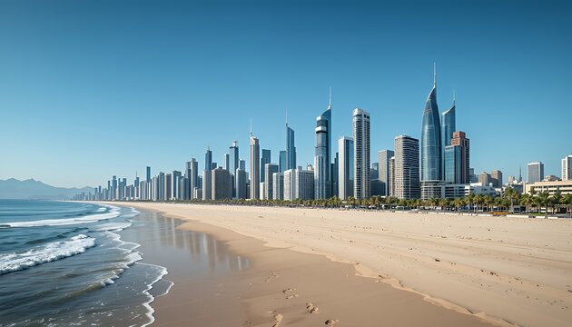 Ajman's Stunning Skyline: Beachfront Metropolis