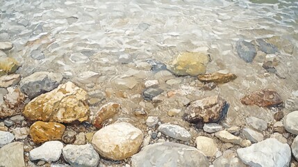 Obraz premium ocean sea stone beach