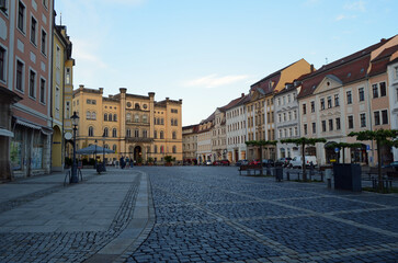 Stare miasto w Żytawie, Saksonia, Niemcy/The old town in Zittau, Saxony (Sachsen), Germany