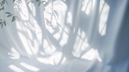 Abstract White Studio Background for Clean Product Presentation