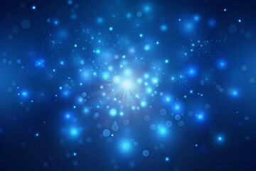 Fototapeta premium Sparkling Blue Light Background - Stunning Abstract Design