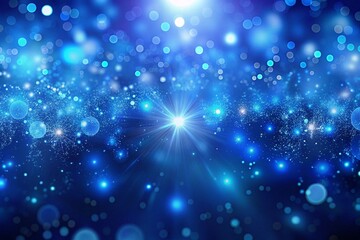 Sparkling Blue Light Background - Stunning Abstract Design