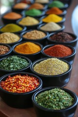 Exploring the vibrant array of spices and seasonings showcasing cultural traditions and intense flavors