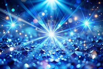 Sparkling Blue Light Background - Stunning Abstract Design