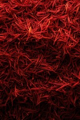 Fototapeta premium Saffron threads showcase vibrant color and aroma while representing culinary heritage and cultural significance