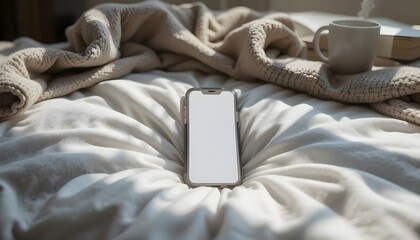 a phone in bad mockup